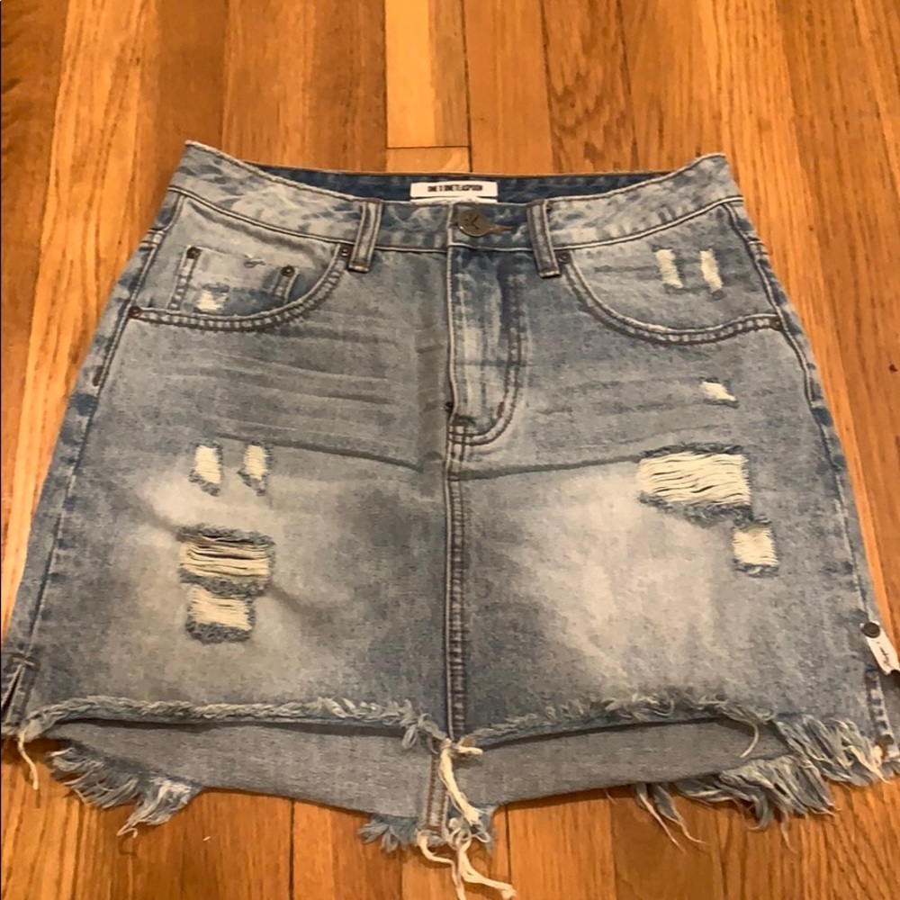 One Teaspoon Jean skirt